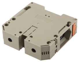 Blok zacisków przelotowych RS PRO poziomy: Podwójny 4 → 0AWGŚruba 220 CSA) A, 228 (UL) A, 290 (IEC) A 1 kV