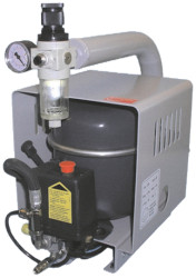 Cicha sprężarka 135W, 220V ac, 17L, 6bar, CIF