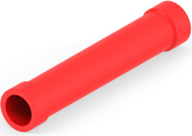 Butt connectorwith insulation, 0.3-1.42 mm², AWG 22 to 16, red, 27.33 mm, 8-34070-1