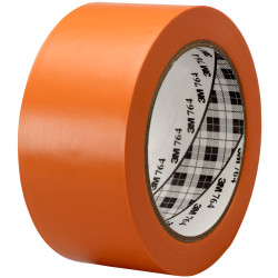 3M&#x2122; 70006299823 764i General Purpose Vinyl Tape PVC Orange 50mm x 33m