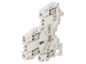 Złączka szynowa SNK 0,2÷4mm2 tory 2 zaciski 4 szary poliamid 1SNK505215R0000 (ZS4-D-CH-DU)