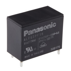 Przekaźnik mocy 18V dc SPST Panasonic 1.4W, montaż PCB 230Ω Otwór przezierny