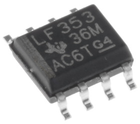LF353D Wzmacniacz operacyjny Texas Instruments Powierzchnia 2 SOIC 3 MHz 18V 8-pinowy