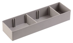 Gedore E-1101 BT Magazyn części drobnych (D x S x W) 78 x 260 x 63 mm Ilość przegród: 3 Content 1 szt.
