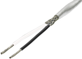 Przewód montażowy Czarny/Biały TE Connectivity ETFE, fluoropolimer 24 AWG 600 V dł. 100m 19/36 AWG +150°C