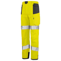 PANTALON IRIS JAUNE FLUO / GR CHARCOAL