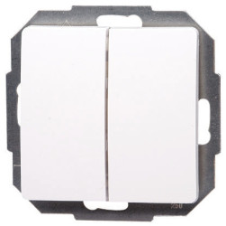 Włącznik światła, 10A, 250V Osłona metalowa RS, Kopp