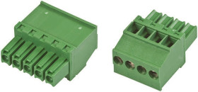 Blok zacisków wtykowych TE Connectivity rozmiar żyły 30 → 14 AWG Wkręcane Nylon Montaż na kablu