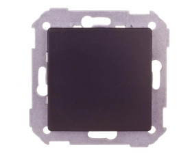 Simon 82 Zaślepka z mostkiem metalowym grafitowa 82800-38