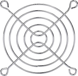 TRU COMPONENTS TC-MG80 metalowa kratka wentylatora TRU COMPONENTS TC-MG80, TC-13375920, (S x W) 80 mm x 80 mm