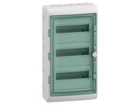 Rozdzielnica hermetyczna natynkowa 36 modułowa 3x12M drzwi transparentne IP65 Mureva MRV-3-12-NT-T 13435 SCHNEIDER ELECTRIC