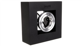 Oprawa Punktowa Sufitowa Gu10 10W Stobi Dlp 50-B Czarna 26830