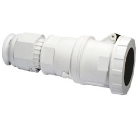 Gniazdo przenośne TE z zintegrowanym zadławieniem MULTI-GRIP 125A 4p 500V 7h IP67 3196