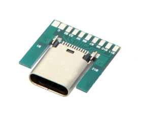 USB C 3.1 Female Module - Arduino PCB Breakout Board