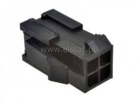 Wtyk męski 2X2piny bez styków 3mm 5A MOLEX