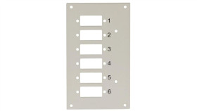 Panel Przedni Do Przełącznicy Techly 109801 Na 6 Adapterów