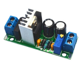 Moduł zasilacza regulowanego LM317