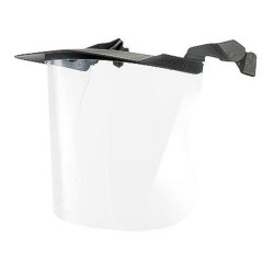 Daszek, Przezroczysty, PC, Twarz, odporność na: Uderzenia, Czarny