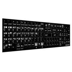 Keyboard Sticker "Commodore 64" (black)
