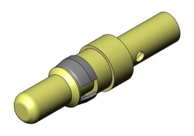 Styk złącza D-Sub FCT from Molex MęskiPołączenie zagniatane Zasilanie rozmiar 12 → 14AWG