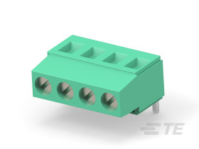 Klucz polaryzacyjny 4 -pinowe raster 5.08mm Montaż na płytce Męski TE Connectivity