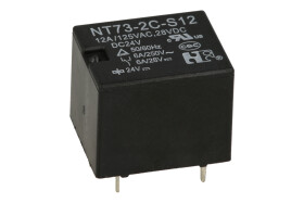 Przekaźnik; elektromagnetyczny miniaturowy; NT73-2CS12-24; 24V; DC; 1 styk przełączny; 12A; 125V AC; 12A; 28V DC; do druku (PCB)
