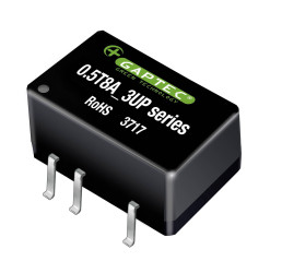 Gaptec 0.5T8A_0515S3UP Przetwornica DC/DC 0.5T8A_3UP, SMD-14 (5 Pins), 0.5 W, 33.3 mA, 1 szt.