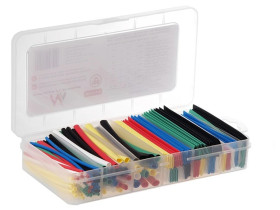 Zestaw koszulek termokurczliwych 196 szt MCTV-6797kolorów, długość 95mm, szerokość 2mm, 4mm, 6mm, 8mm, 10mm, 12mm MCTV-679