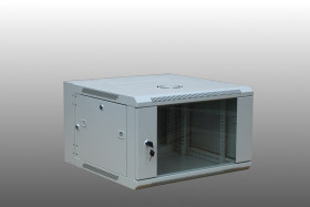 Szafa wisząca rack 19" 6U 600mm dwusekcyjna złożona