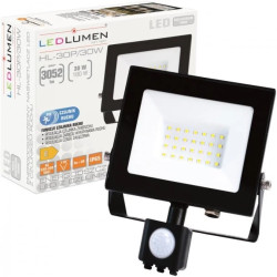 Naświetlacz LED IP44 PIR NW HL-30P/30W