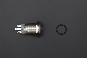 Metal illuminated Pushbutton-Green Ring [Discontinued]