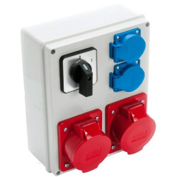 VIPLAST Rozdzielnica Gniazdo 32/5 + 16/5 + 2x250V + I-0