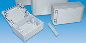 Obudowa Aluminium odlewane szerokość zew. 90 mm długość zew. 120 mm wys. zew. 60 mm ROLEC IP67 Szary