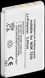 850 mAh, Li-Po, for NOKIA 2100 / 6610