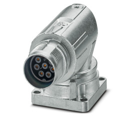 Złącze wielostykowe przemysłowe 8-pinowe M17 Montaż przedni Gniazdo Phoenix Contact