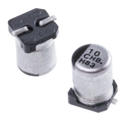 Kondensator 10μF 16V dc SMD Panasonic 4 (Dia.) x 5.8mm