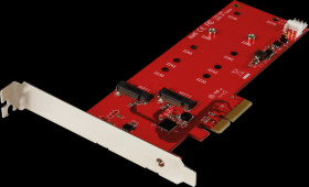PEX2M2 2 Port M.2 SATA PCI Express Card