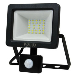 Naświetlacz LED 20W 1600lm 3000K Czarny z Czujnikem ruchu i zmierzchu GOLDLUX