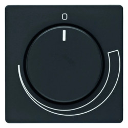 Płytka czołowa z pokrętłem regulacyjnym do reg. obrotów Q.1/Q.3 antracyt aksamit 11376076