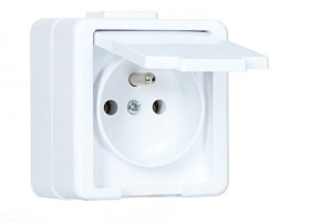 GNIAZDO NATYNK 2P+Z BRYZGOSZCZ.16A/250V