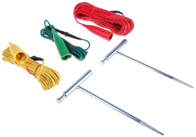 Zestaw testera uziemienia ES165X Pomocnicza sonda uziemienia, obudowa, przewód pomiarowy ES165X Fluke