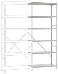 Manuflex RB2191 Moduł rozszerzający do regału (S x W x G) 1000 x 2500 x 500 mm Podłoga stalowa
