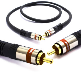 KABEL COAXIAL 7,5m RCA AUDIO VITALCO RKD150
