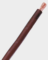 TPE-switching strand, highly flexible, Cableline, 0.25 mm², 66 x 0.07 mm, red, outer Ø 2 mm, 60.7240-10022
