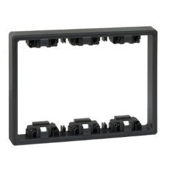 Element pogłębiający do obudów podtynkowych i natynkowych S500 3-modułowych szary grafit 51030903-038