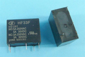 12V 5A 1STP HF33F-012-ZST=JZC-33F