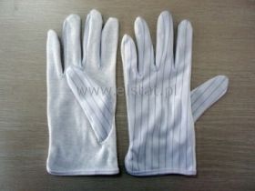 Rękawiczki antystatyczne ESD nakrapiane; L