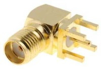 GSMA-DK-AMPH Gniazdo SMA do druku, kątowe - producent: Amphenol