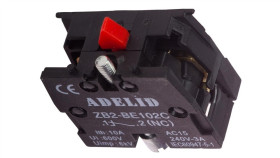 Styk Pomocniczy Rozwierny Nc Czerwony As22-Be102