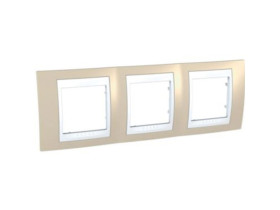 UNICA PLUS Ramka 3 potrójna pozioma róż piaskowy MGU6.006.867 SCHNEIDER ELECTRIC